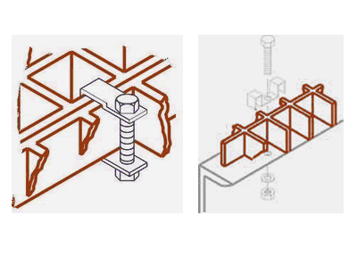 Molded Grating #14 Fasteners